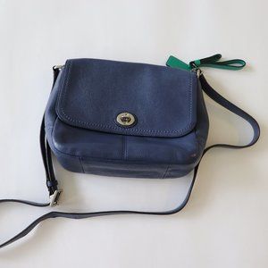 Blue shoulder bag